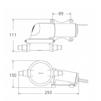 Jabsco Diaphragm Pump 12 V