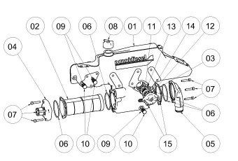 Nanni Diesel 970310755 - BOLT (POUBELLE ) for N4.85 N4.100/N4.85 N4.100/4.380TDI/4.380TDI