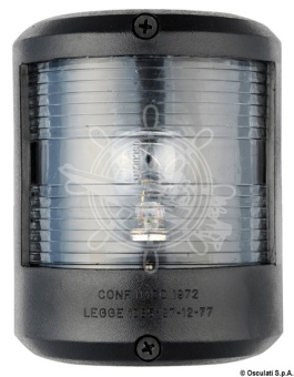 Osculati 11.417.14 - Utility 78 Black 24 V/Red Left Navigation Light