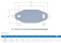Shim Plate Vibration Damper PC-140 H=4mm