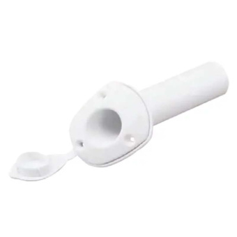 Nuova Rade 37658 - Rod Holder, W/ Cap, Plastic, Ø40mm, H.230mm, White