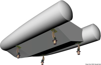 Osculati 22.507.02 - Removable Single Holder For Tender