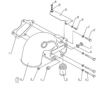 Nanni Diesel 39160455 - BOLT for 4.380TDI/4.330TDI