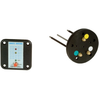 Allpa Control Panel 12v/24v, With Tank Sender, 62x62mm, With LED-Indication For 3/4-Tank & Fulll