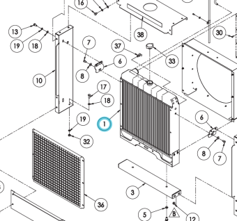 Northern Lights 79000478 - Radiator S4S 