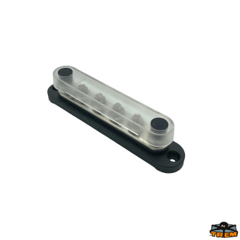 Trem L0606202 - Busbar 6xM6 150A Black