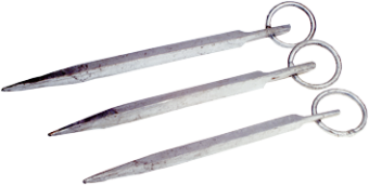 Allpa Zinc Steel Mooring Pin With Ring, L=350mm, Ø20mm