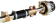 Centaflex Coupling, M-127 2.2, Max. 250nm (Pleasure Craft), D=50mm, Tk=78mm, Z=4x90°, M=M10