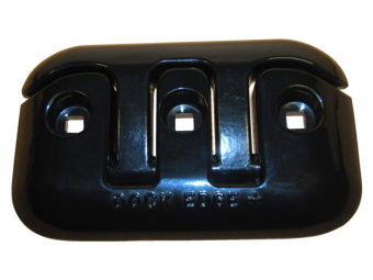 Dockedge Dockcleat Flipup 20,3cm Black