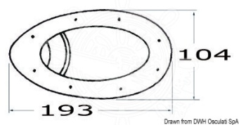 Osculati 13.254.24 - Paar Of Compact Recess Lights 24 V