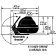 Ritchie Compass Model 'Sport X-10M', Bracket Mount Compass, 12v, Dial Ø50,8mm/5°