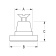 Ronstan RC00360 Series 30 Track Slug, 12.6mm x 22.9mm