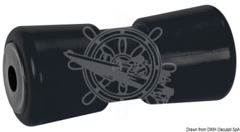 Osculati Boat Trailer Central Keel Roller Ø81 × 185 mm with Steel Core