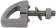 Allpa Stainless Steel Screw Eye, A=102mm, B=12mm, C=23mm, D=152mm