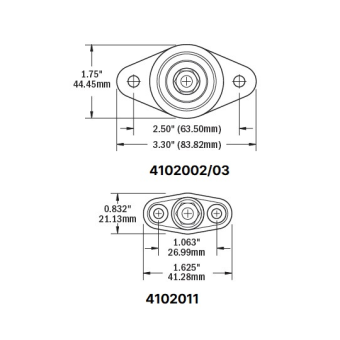 Blue Sea Connectors For High Amperage Cables With Pin Ø 8 mm