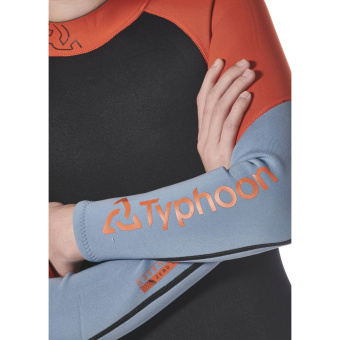 Plastimo P203225 - Essential 3/2mm Full Wetsuit - Youth Black/Red Size Y-L