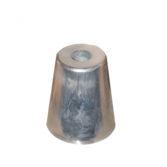 Tecnoseal Spare Shaft Ogive Hexagonal Zinc Anode For Shaft Ø 60 mm