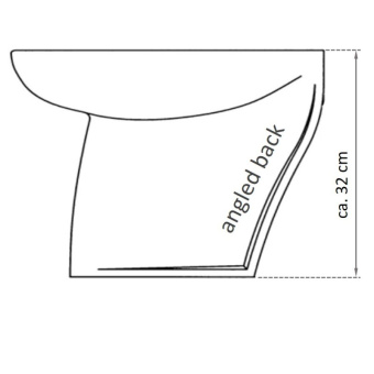 Jabsco 58048-1000 - Toilet Bowl for Deluxe Flush 58060 /58260 Toilets