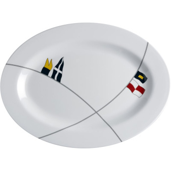 Marine Business Regata Oval Serving Platters 30/35x22.5 cm (for 2 pieces)