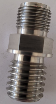 Parker 30-1093 0.63"-11 UNC-2A × 0.38" OD Tube Adapter