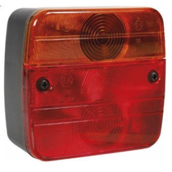  Rear Light 4 Functions - 108X103X52Mm (Bulk)