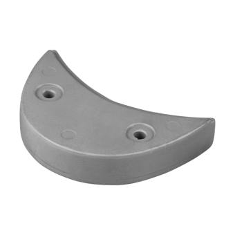 Tecnoseal 392123 Zinc Johnson-Evinrude Halfmoon Anode for 90-140 HP Outboards
