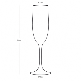 Marine Business Party Champagne Glasses
