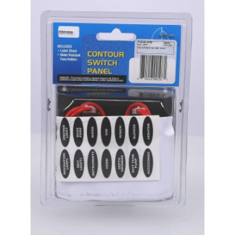 BEP Black Waterproof Panel 4 Switches