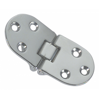 Borsani Angelo Hinge With Stop 80x30 mm Polished Brass