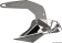 Osculati 01.127.50 - LEWMAR Epsilon Stainless Steel Anchor 50 kg
