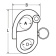 A4 Fixed Eye Halyard Snap Shackle - 66mm