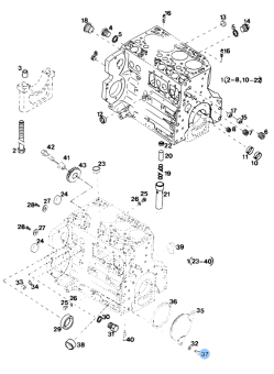 Vetus VD20038 - Hexagon Bolt M10x20