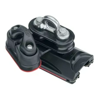Harken 2757 - 22mm High-Load Car Pivoting Sheaves, Cam Cleat