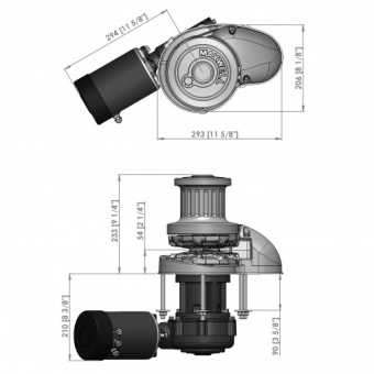 Maxwell RC12 Vertical Drum Anchor Windlass