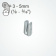 Clamcleat CL715 Cylindrical Alloy Insert Cleat for 3–5 mm Rope Clamcleat CL715 Cylindrical Alloy Insert Cleat for 3–5 mm Rope