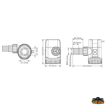 Trem P1612306 - Automatic Bilge Pumps 12V 600 GPH