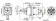 SeaStar HH6542-3 - 2.4 Steering Pump Classic Tilt 2.4, (39.3 Cc/70bar), for Hydraulic Steering System