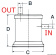 Osculati 51.159.03 - Fiberglass Silencer Unloading Lateral 63 mm