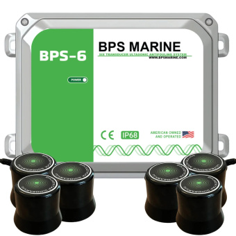 BPS Marine BPS-6 Ultrasonic Antifouling System – 6 Transducers, 12V DC
