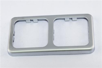 Inprojal Cover Frame (2) 60x113mm Smooth/Silver Matte Finish