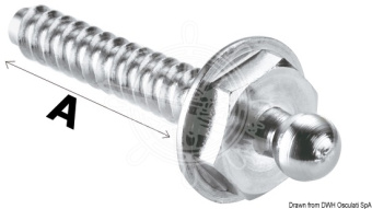 Osculati 10.416.49 - Snap Fasteners And Male + Female Snap Fasteners
