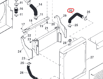 Northern Lights R517226 - Hose, Radiator Inlet