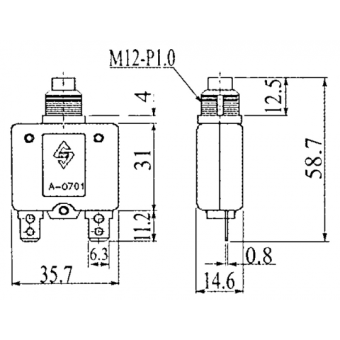 Thermal-magnetic Circuit Breakers Spare Rubber Cap