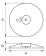 Talamex Aluminium Round Rudder Blade Anode Ø90x25 mm, 270 g