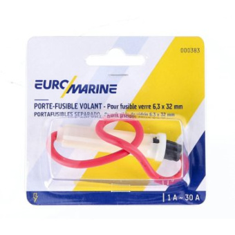 Euromarine Fuse Holder For Glass Fuse - 6.3 X 32