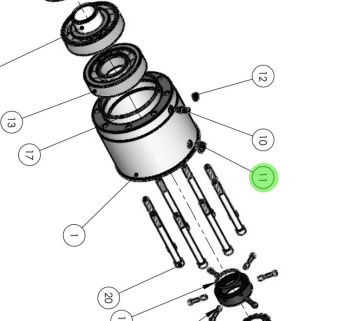 Alamarin Jet P0504 - Angle Fitting for Jet-288 and Jet-340 Water Jets