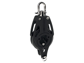 Lewmar 29901665BK - Control Block Single Ratchet With Becket 60 mm