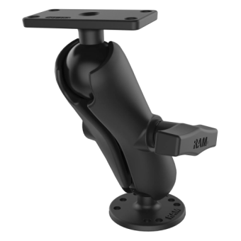 Ram Mount RAM-202-153-202U - Drill-Down Double Ball Mount for Humminbird Helix 5 - Medium