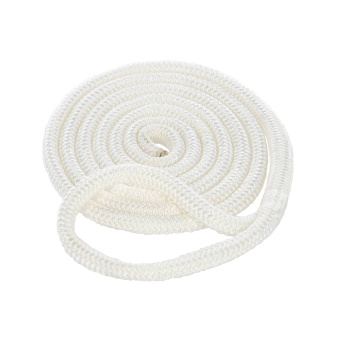 Plastimo P201917 - 3-strand Fender Line Braided With Spliced Eye Ø8mm L1.5m White