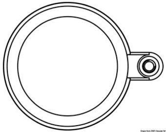 Osculati 17.342.06 - Brass Washer 1" 1/2 With Ground Wire Fitting